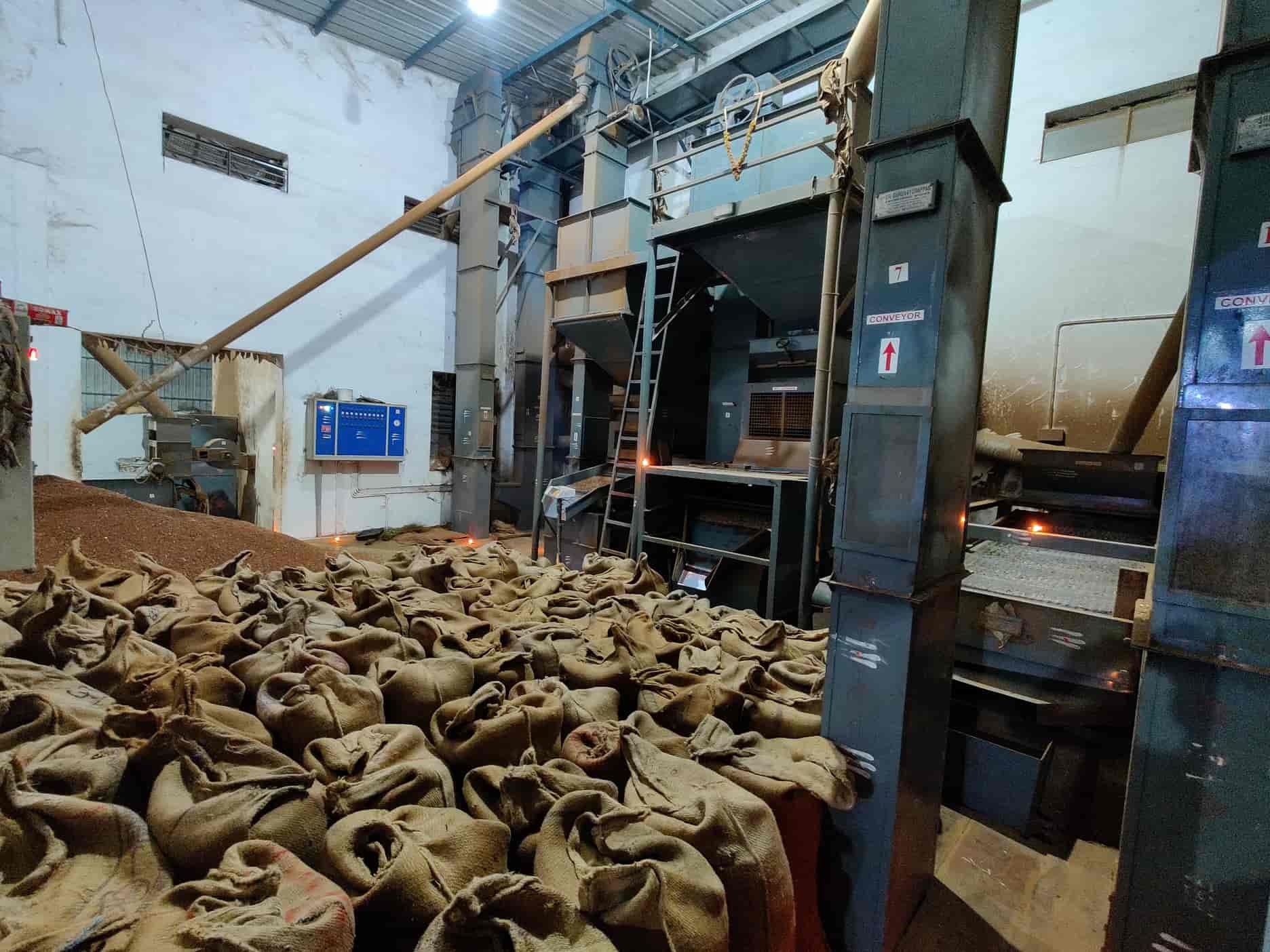 Production Floor with Neem Sacks